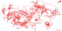 PANNEAU D'INSTRUMENT (LH) pour Honda CIVIC TOURER DIESEL 1.6 COMFORT 5 Portes 6 vitesses manuelles 2015