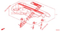 COUVERCLE DE MOTEUR (DIESEL) pour Honda CIVIC TOURER DIESEL 1.6 EXECUTIVE 5 Portes 6 vitesses manuelles 2015