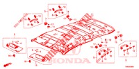 GARNITURE DE PLAFOND pour Honda CIVIC TOURER DIESEL 1.6 EXECUTIVE 5 Portes 6 vitesses manuelles 2015
