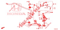 ARTICULATION AVANT pour Honda CIVIC TOURER 1.8 COMFORT 5 Portes 5 vitesses automatique 2015