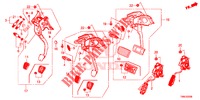 PEDALE (LH) pour Honda CIVIC TOURER 1.8 COMFORT 5 Portes 5 vitesses automatique 2015