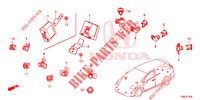 CAPTEUR DE STATIONNEMENT pour Honda CIVIC TOURER 1.8 LIFESTYLE 5 Portes 5 vitesses automatique 2015