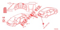EMBLEMES/ETIQUETTES DE PRECAUTIONS pour Honda CIVIC TOURER 1.8 LIFESTYLE 5 Portes 5 vitesses automatique 2015