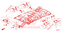 GARNITURE DE PLAFOND pour Honda CIVIC TOURER 1.8 LIFESTYLE 5 Portes 5 vitesses automatique 2015