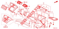 GARNITURE D'INSTRUMENT (COTE DE PASSAGER) (LH) pour Honda CIVIC TOURER 1.8 LIFESTYLE 5 Portes 5 vitesses automatique 2015