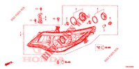 PROJECTEUR pour Honda CIVIC TOURER 1.8 LIFESTYLE 5 Portes 5 vitesses automatique 2015