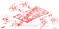 GARNITURE DE PLAFOND pour Honda CIVIC TOURER DIESEL 1.6 S 5 Portes 6 vitesses manuelles 2016