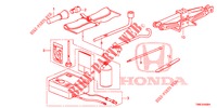 OUTILS/CRIC pour Honda CIVIC TOURER 1.8 COMFORT 5 Portes 6 vitesses manuelles 2016