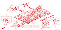 GARNITURE DE PLAFOND pour Honda CIVIC TOURER 1.8 LIFESTYLE 5 Portes 5 vitesses automatique 2016