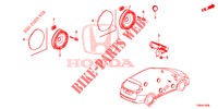HAUT PARLEUR pour Honda CIVIC TOURER DIESEL 1.6 ELEGANCE 5 Portes 6 vitesses manuelles 2017