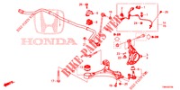 ARTICULATION AVANT pour Honda CIVIC TOURER DIESEL 1.6 ELEGANCE L 5 Portes 6 vitesses manuelles 2017