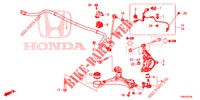 ARTICULATION AVANT pour Honda CIVIC TOURER 1.8 COMFORT 5 Portes 5 vitesses automatique 2017