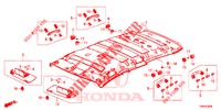 GARNITURE DE PLAFOND pour Honda CIVIC TOURER 1.8 COMFORT 5 Portes 5 vitesses automatique 2017