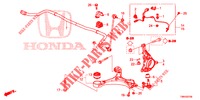 ARTICULATION AVANT pour Honda CIVIC TOURER 1.8 ELEGANCE L 5 Portes 6 vitesses manuelles 2017