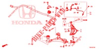 ARTICULATION AVANT pour Honda CIVIC TOURER 1.8 EXECUTIVE 5 Portes 5 vitesses automatique 2017