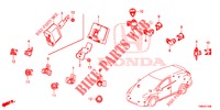 CAPTEUR DE STATIONNEMENT pour Honda CIVIC TOURER 1.8 EXECUTIVE 5 Portes 5 vitesses automatique 2017