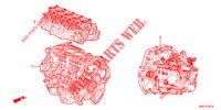 ENS. DE MOTEUR/ENS. BOITE DE VITESSES (2.0L) pour Honda CR-V 2.0 EXECUTIVE 5 Portes 5 vitesses automatique 2012
