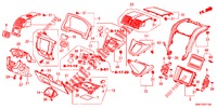 GARNITURE D'INSTRUMENT (COTE DE CONDUCTEUR) (LH) pour Honda CR-V 2.0 EXECUTIVE 5 Portes 5 vitesses automatique 2012