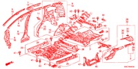 PLANCHER/PANNEAUX INTERIEURS pour Honda CR-V 2.0 EXECUTIVE 5 Portes 5 vitesses automatique 2012