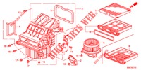 SOUFFLERIE DE CHAUFFAGE (LH) pour Honda CR-V 2.0 EXECUTIVE 5 Portes 5 vitesses automatique 2012