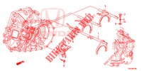 FOURCHETTE DE SELECTION/SUPPORT DE SELECTION (2.0L) pour Honda CR-V 2.0 COMFORT 5 Portes 6 vitesses manuelles 2013