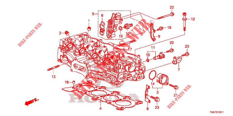 SOUPAPE PORTE BOBINE (2.0L) pour Honda CR-V 2.0 COMFORT 5 Portes 6 vitesses manuelles 2013