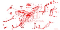 TUYAU DE REMPLISSAGE DE CARBURANT (2.0L) (2.4L) pour Honda CR-V 2.0 EXECUTIVE 5 Portes 6 vitesses manuelles 2013