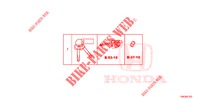 JEU DE BARILLET DE CLE (INTELLIGENT) (LH) pour Honda CR-V 2.0 EXECUTIVE 5 Portes 5 vitesses automatique 2013