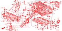 BLOC CYLINDRES/CARTER D'HUILE (2.0L) pour Honda CR-V 2.0 COMFORT 5 Portes 5 vitesses automatique 2014
