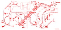 CLIMATISEUR (FLEXIBLES/TUYAUX) (2.0L/2.4L) (LH) pour Honda CR-V 2.0 COMFORT 5 Portes 5 vitesses automatique 2014