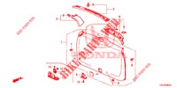 GARNITURE DE HAYON AR. pour Honda CR-V 2.0 ELEGANCE 5 Portes 5 vitesses automatique 2014
