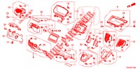 GARNITURE D'INSTRUMENT (COTE DE CONDUCTEUR) (LH) pour Honda CR-V 2.0 ELEGANCE 5 Portes 5 vitesses automatique 2014