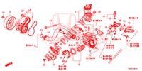 POMPE A EAU (2.0L) pour Honda CR-V 2.0 ELEGANCE 5 Portes 5 vitesses automatique 2014