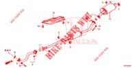 TUYAU D'ECHAPPEMENT/SILENCIEUX (2.0L) pour Honda CR-V 2.0 ELEGANCE 5 Portes 5 vitesses automatique 2014