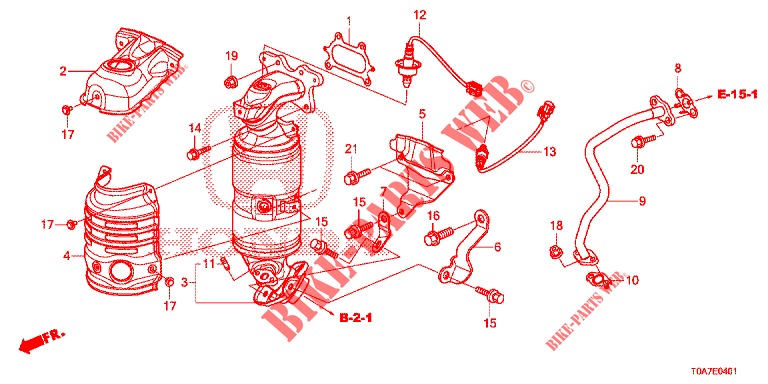 CONVERTISSEUR (2.0L) pour Honda CR-V 2.0 ELEGANCE 5 Portes 5 vitesses automatique 2014