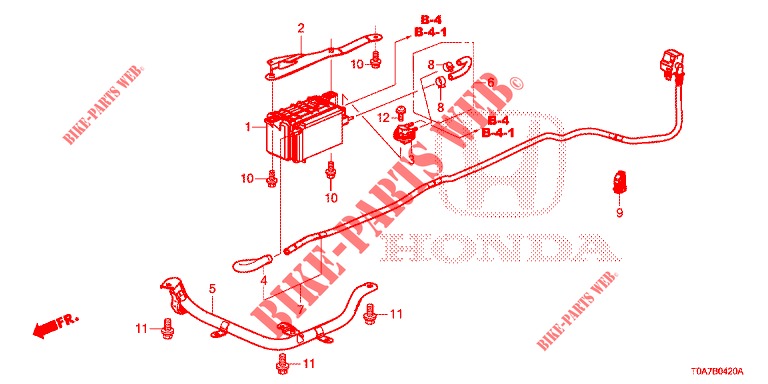 CUVETTE pour Honda CR-V 2.0 EXCLUSIVE NAVI 5 Portes 6 vitesses manuelles 2014
