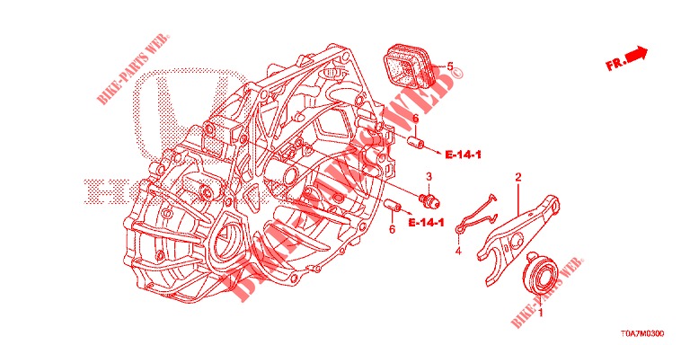 DEBRAYAGE (2.0L) pour Honda CR-V 2.0 EXCLUSIVE NAVI 5 Portes 6 vitesses manuelles 2014
