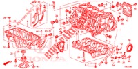 BLOC CYLINDRES/CARTER D'HUILE (2.0L) pour Honda CR-V 2.0 S 5 Portes 5 vitesses automatique 2014