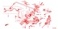 BRAS INFERIEUR ARRIERE pour Honda CR-V 2.0 COMFORT 5 Portes 6 vitesses manuelles 2015