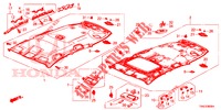 GARNITURE DE PLAFOND (1) pour Honda CR-V 2.0 COMFORT 5 Portes 5 vitesses automatique 2015