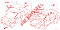 FAISCEAU DES FILS (LH) (4) pour Honda CR-V 2.0 ELEGANCE 5 Portes 6 vitesses manuelles 2015