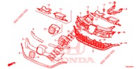 GRILLE AVANT (2) pour Honda CR-V 2.0 ELEGANCE 5 Portes 6 vitesses manuelles 2015