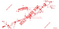 TUYAU D'ECHAPPEMENT/SILENCIEUX (2.0L) pour Honda CR-V 2.0 ELEGANCE 5 Portes 5 vitesses automatique 2015