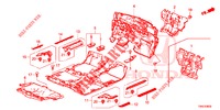 TAPIS DE SOL (3) pour Honda CR-V 2.0 EXCLUSIVE NAVI 5 Portes 6 vitesses manuelles 2015