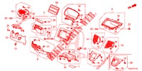 GARNITURE D'INSTRUMENT (COTE DE CONDUCTEUR) (LH) pour Honda CR-V 2.0 EXCLUSIVE NAVI 5 Portes 5 vitesses automatique 2015