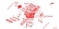 SOUFFLERIE DE CHAUFFAGE (LH) pour Honda CR-V 2.0 EXCLUSIVE NAVI 5 Portes 5 vitesses automatique 2015