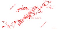 TUYAU D'ECHAPPEMENT/SILENCIEUX (2.0L) pour Honda CR-V 2.0 EXCLUSIVE L 5 Portes 5 vitesses automatique 2015