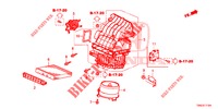 SOUFFLERIE DE CHAUFFAGE (LH) pour Honda CR-V 2.0 S 5 Portes 6 vitesses manuelles 2015