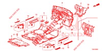 TAPIS DE SOL (3) pour Honda CR-V 2.0 S 5 Portes 6 vitesses manuelles 2015