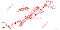 TUYAU D'ECHAPPEMENT/SILENCIEUX (2.0L) pour Honda CR-V 2.0 S 5 Portes 6 vitesses manuelles 2015